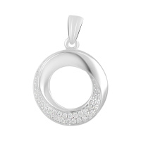 Серебряная подвеска CatalogSilver с фианитами (2129813)