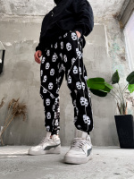 Спортивні штани чоловічі плащівка на манжетах весна літо