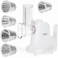 Електрична овочерізка Camry CR 4816 150Вт з 5 змінними насадками для швидкого овочів