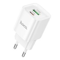 Мережевий Зарядний Пристрій Hoco C147A 1USB-C/1USB PD/QC 20W