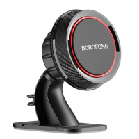 Автодержатель Borofone BH13 магнитный black red