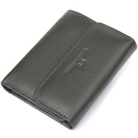 Стильный кошелек среднего размера из натуральной кожи ST Leather 23075 Зеленый