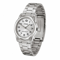 Жіночий годинник Casio LTP-V001D-7B — Класична модель у сріблястому кольорі з мінеральним склом