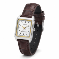 Жіночий годинник Casio LTP-V007L-7E2 — Класична модель з мінеральним склом та шкіряним ремінцем