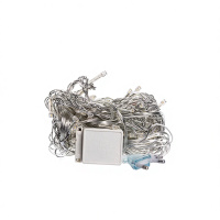 Новогодняя гирлянда штора 1,5х1,5 м 64 LED белый провод Белый ZWM1564LEDW