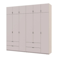 Шкаф для одежды Doros Лукас Кашемир 3+3 ДСП 240х50х240 DRS-011713 (42005108)