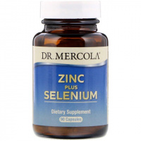 Цинк и Селен, Zinc plus Selenium, Dr. Mercola, 90 капсул