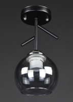 Люстра потолочная на 1 лампочку 27809 Черный 26х13х13 см.