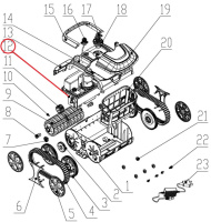 Акумулятор до пилососа Wybotics WY200 (№12 D.2.12.063)