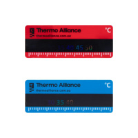 Комплект наклейок з термометром  Standart для колектора (червона+синя) TAS342RB Thermo Alliance