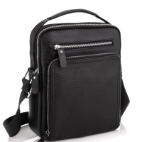 Барсетка чоловіча шкіряна через плече Tiding Bag M5608-1A