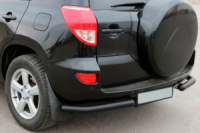 Задние уголки AK003 Черные (2 шт., нержавейка) для Toyota Rav 4 2006-2013 гг