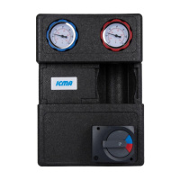 Насосна група Icma №R001 1 1/2«x1» підключення праворуч, без насоса 93R001AFD53SC