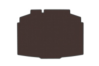 Резиновый коврик в багажник (хэтчбек, коричневый) для Skoda Fabia 2021– гг