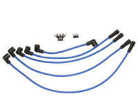 Комплект високовольтних проводів для автомобілю  ВАЗ 21213 Тайга з ніхромовим проводом, з латуними наконечниками та захистними ковпачками ПВХ