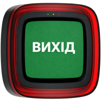Беспроводной светозвуковой адресный пожарный оповещатель Ajax EN54 FireProtect (Sounder/VAD) ВИХІД Black