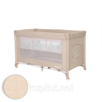 Ліжко — манеж Lorelli Noemi 2 Layers 8.9, Fog Beige Star