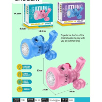Детский автоматический пистолет пулемёт для мыльных ПУЗЫРЕЙ Bubble machine toy