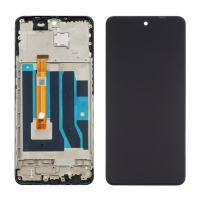 Дисплей для Realme C65 (5G) с чёрным тачскрином и серой корпусной рамкой