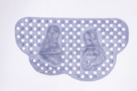 Коврик для душевого поддона противоскользящий 70*40 см, серый HP-47-8G