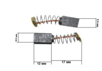 Щітки для електроінструменту 5,5*6,5*12 пяток KOSA