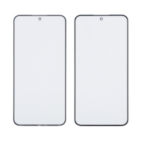 Стекло тачскрина с OCA плёнкой для Xiaomi 13 чёрное с олеофобным покрытием, закалённое