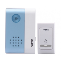 Дверной беспроводной музыкальный звонок Voye V004B 38 мелодий 3 режима громкости от батареек