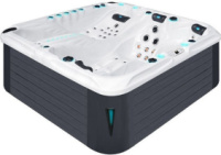 СПА-басейн Passion Spas Euphoria Mighty Wave (230x230x91 см), Сріблясто-білий