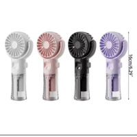 Ручний акумуляторний портативний міні вентилятор із зволожувачем розпилювачем води AND LY-877 EHF-13