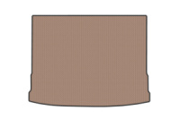 Резиновый коврик в багажник V2 (Электро, бежевый) для Hyundai Kona 2023- гг