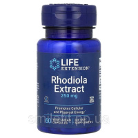 Родіола, 250 мг, Rhodiola Extract, Life Extension, 60 вегетаріанських капсул