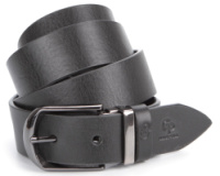 Ремень мужской GRANDE PELLE 00870 кожаный Черный