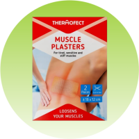 Зігрівальні пластирі Thermofect 18 x 12 см, 2 шт., від болю в м'язах та суглобах