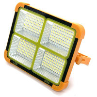 Потужний ліхтар-прожектор із сонячною панеллю Solar SL-D8 12000mAh ∙ Універсальний прожектор SL-D8 з акумулятором та USB-зарядкою