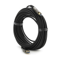 Кабель VEGGIEG HA-12 HDMI-HDMI 4K UHD, 12.0m, v2,0, OD-4.0mm, круглый, Black, коннектор Black-Metal, Box