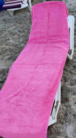 Полотенце пляжное Art of Sultana Pembe 75х200см, с карманом для шезлонга