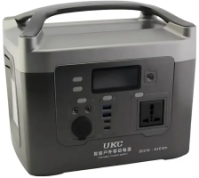 Портативна зарядна станція UKC PMR-800W, 800W, 640 Wh, Wireless Charger, Black