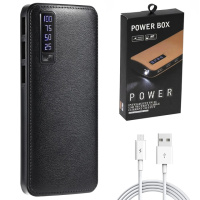 Портативное Зарядное Устройство Павербанк 50000 mAh 3хUSB Power Bank Smart Tech. Цвет: черный