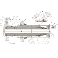 Ремкомплект на гідроциліндр 145-4 GFD GEORG HYVA