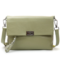 PODIUM Сумка Женская Классическая кожа ALEX RAI 8793-9 olive