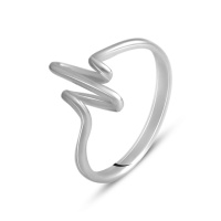 Серебряное кольцо CatalogSilver с без камней, вес изделия 1,45 гр (2079026) 16 размер