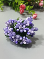 Тычинка «незабудка»/ бузковый/ цена за букет 12 веточек