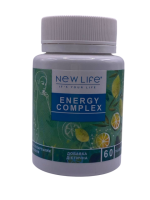 Енерго комплекс ENERGY COMPLEX бета-аланін з ексрактами трав 60 таблеток New Life