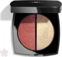 Палетка: румяна и пудра с эффектом сияния CHANEL Jardin Imaginaire Blush And Highlighter Duo GOLD AND PEACH