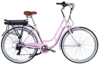 Велосипед з електроприводом 28« ST Dorozhnik eRETRO Vbr FR рама-19» 36B 12.5А*г 500Вт світло-рожевий YS 7443 2025