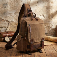 Сумка-рюкзак на одне плече 720142 Коричнева