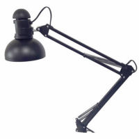 ​Лампа настольная N800 на струбцине черная