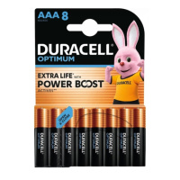 Батарейка Duracell LR3/AAA OPTIMUM (8шт) (5000394158962)