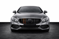 Передняя решетка радиатора Rocket (для Avantgarde/AMG-Line/C43 AMG) для Mercedes C-сlass W205 2014-2021 гг