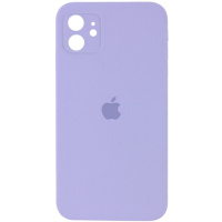 Чохол для Apple iPhone 11 (6.1«») - Silicone Case Square Full Camera Protective (AA) Бузковий / Dasheen - купити в SmartEra.ua